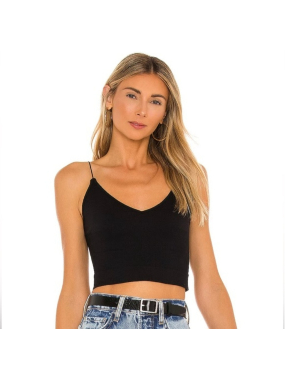 Women's Free People Black Seamless Tank Top Size XS